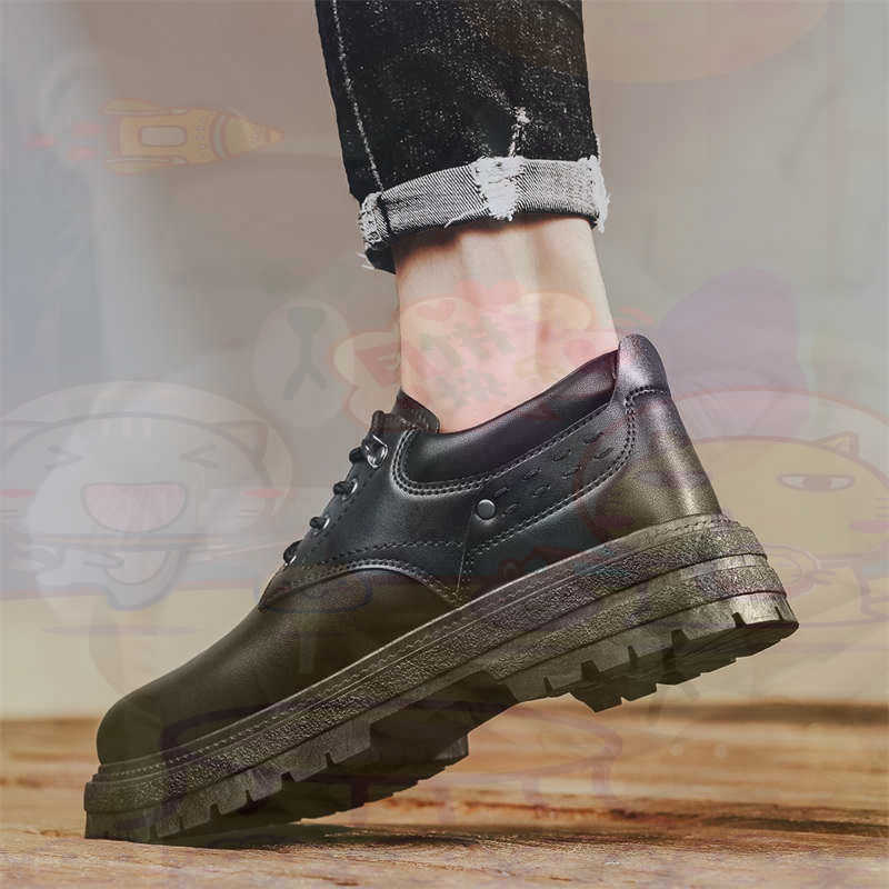 Streetwear Brand Vietnam - Dark Natural Leather Fashion Trainers Tennis