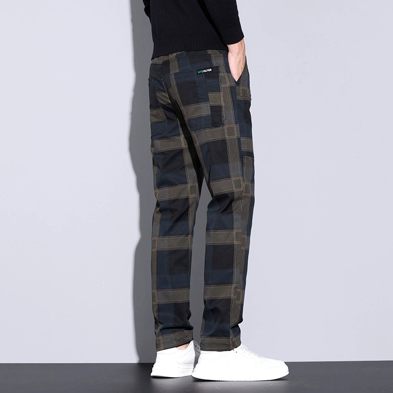 Men's Plaid Pants – Slim Fit C - огляд і ціна Streetwear Brand Tags